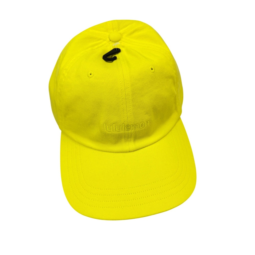 Lululemon Unisex Classic Ball Cap Electric Lemon Yellow Hat L/XL NWT MSRP $38